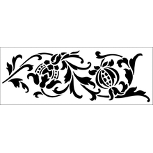 Пример трафарета Гранат 1