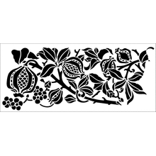 Пример трафарета Гранат 3