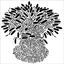 Пример трафарета Сноп