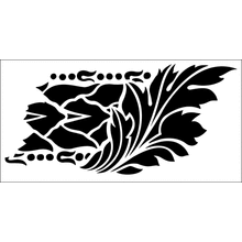 Пример трафарета Акантус 2