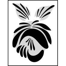 Пример трафарета Розовый мотив 1