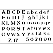 Пример трафарета Эдвариан