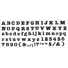 Пример трафарета Печатная машинка