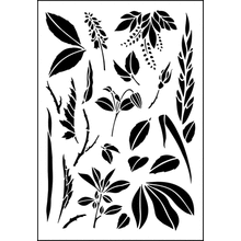 Пример трафарета Листопад