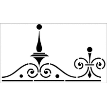 Пример трафарета Виктория