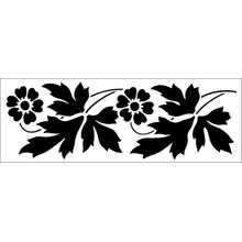 Пример трафарета Цветок 1