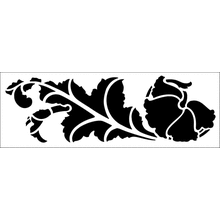 Пример трафарета Обычный мак