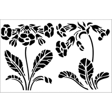 Пример трафарета Примулы