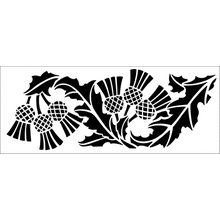 Пример трафарета Чертополох 8