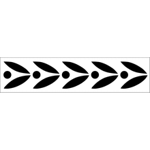 Пример трафарета Морзе