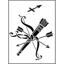 Пример трафарета Стрелец 3