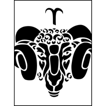 Пример трафарета Овен 3