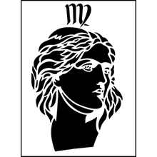 Пример трафарета Дева 3