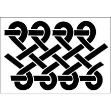 Пример трафарета Бордюр 141