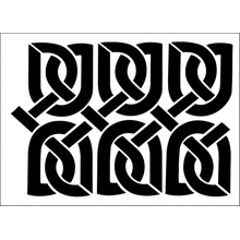 Пример трафарета Бордюр 243