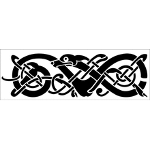 Пример трафарета Бордюр 5