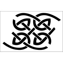 Пример трафарета Бордюр 256