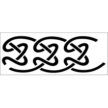 Пример трафарета Бордюр 266