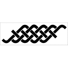 Пример трафарета Бордюр 271