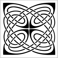 Пример трафарета Плитка 39