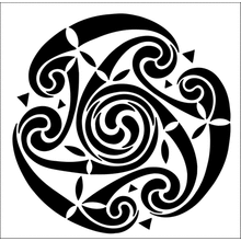 Пример трафарета Мотив 8