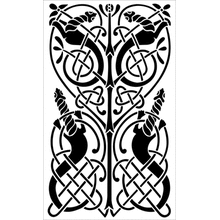 Пример трафарета Панель 16