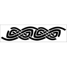 Пример трафарета Бордюр 25