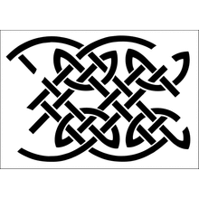 Пример трафарета Бордюр 85