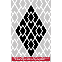 Пример трафарета Китайский чиппендель