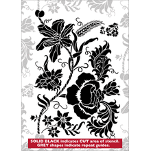 Пример трафарета Чинц 3