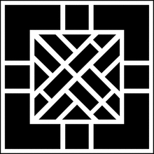 Пример трафарета Плитка 53