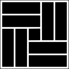 Пример трафарета Плитка 63