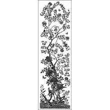 Пример трафарета Панель с фазаном 3