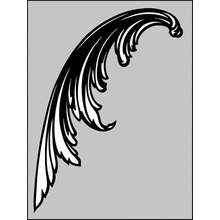 Пример трафарета Угловой элемент 7