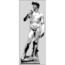 Пример трафарета Давид 1