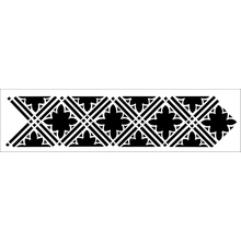 Пример трафарета Бордюр 121