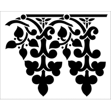 Пример трафарета Бордюр 211