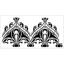 Пример трафарета Бордюр 259