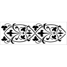 Пример трафарета Бордюр 274