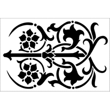 Пример трафарета Бордюр 278