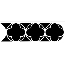 Пример трафарета Бордюр 292