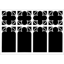 Пример трафарета Бордюр 13