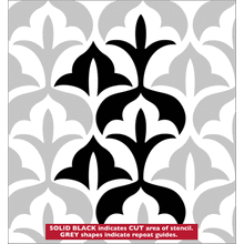 Пример трафарета Обои 7