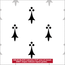 Пример трафарета Обои 13