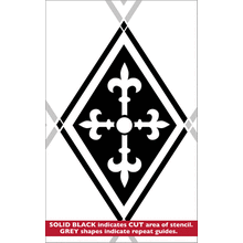 Пример трафарета Обои 30