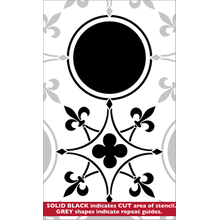 Пример трафарета Обои 34