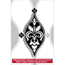 Пример трафарета Обои 36