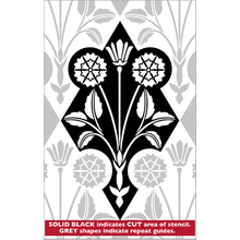 Пример трафарета Обои 38