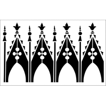 Пример трафарета Бордюр 33