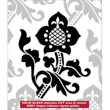 Пример трафарета Обои 47